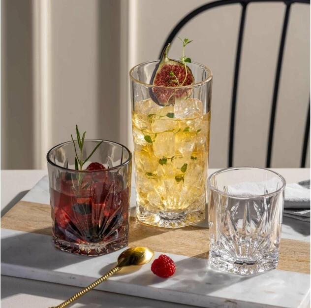 Actual product image Leonardo Whisky glass Capri 330 ml, 4 pieces, Grey (3.30 dl, 4 x, Whisky glass)