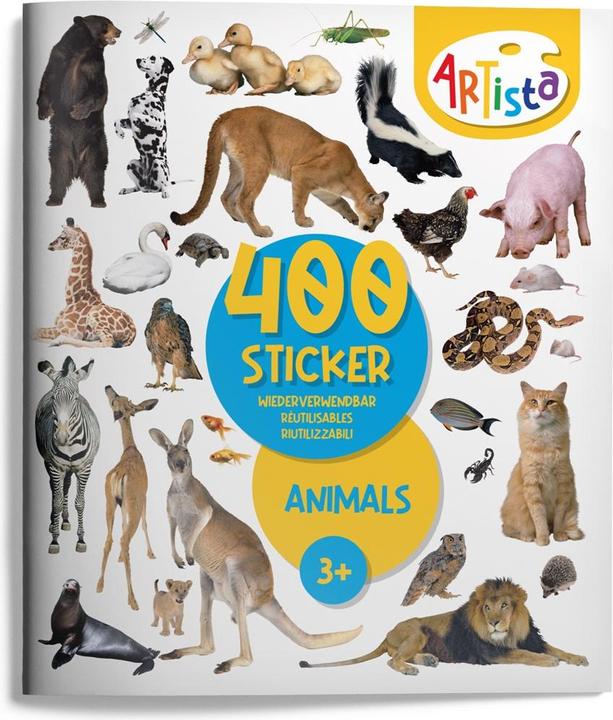 Image du produit Artista Livre d'autocollants Animaux (MQ3)