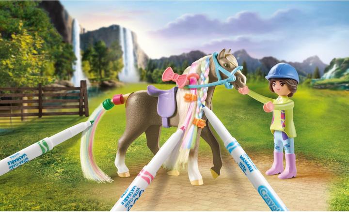 Produktbild Playmobil Kreativset mit Pferd und Stiften (71640, Playmobil Horses of Waterfall)