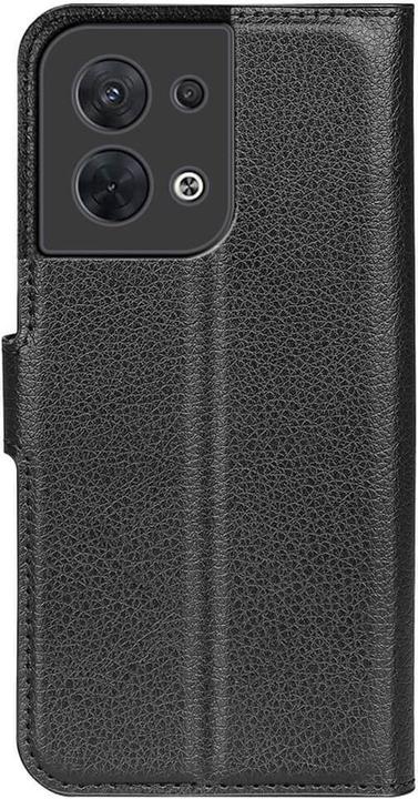 Produktbild Cover-Discount OPPO Reno8 - Leder Etui Hülle schwarz (Oppo Reno 8)