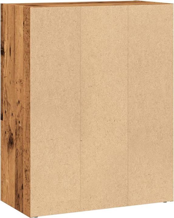 Immagine prodotto VidaXL Bücherregal Regal Standregal Büroregal Aufbewahrungsregal Altholz-Optik (60 x 30 x 77 cm)