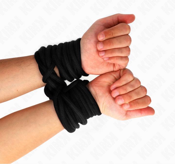 Actual product image Kink Cotton Rope 10 Metres Black