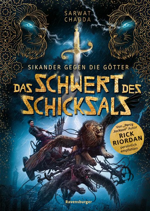 Produktbild Ravensburger Sikander gegen die Götter: Das Schwert des Schicksals (Rick Riordan Presents) (Deutsch, Leo Strohm, Rick Riordan, Miriam Wasmus, Sarwat Chadda, 2022)