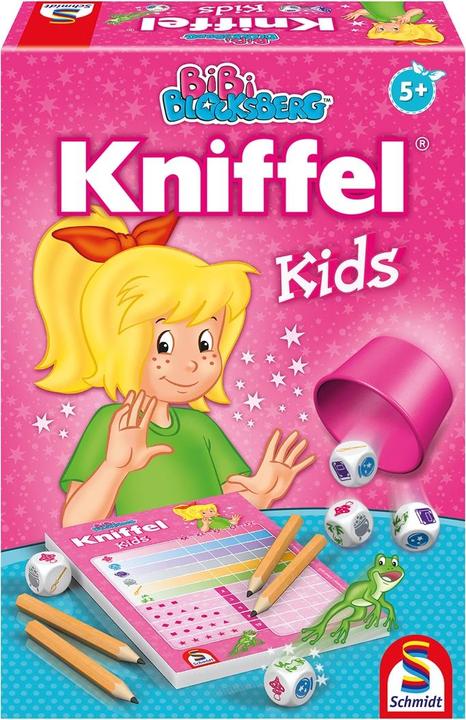 Actual product image Schmidt Spiele Bibi Blocksberg Yatzy Kids (German)