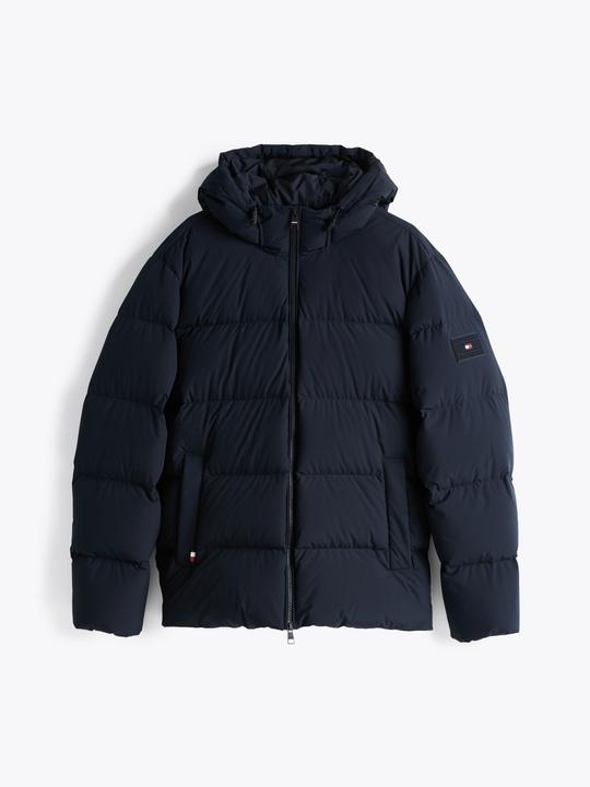 Produktbild Tommy Hilfiger Donsjas Hooded Puffer - Donkerblauw - Maat XL (XL)