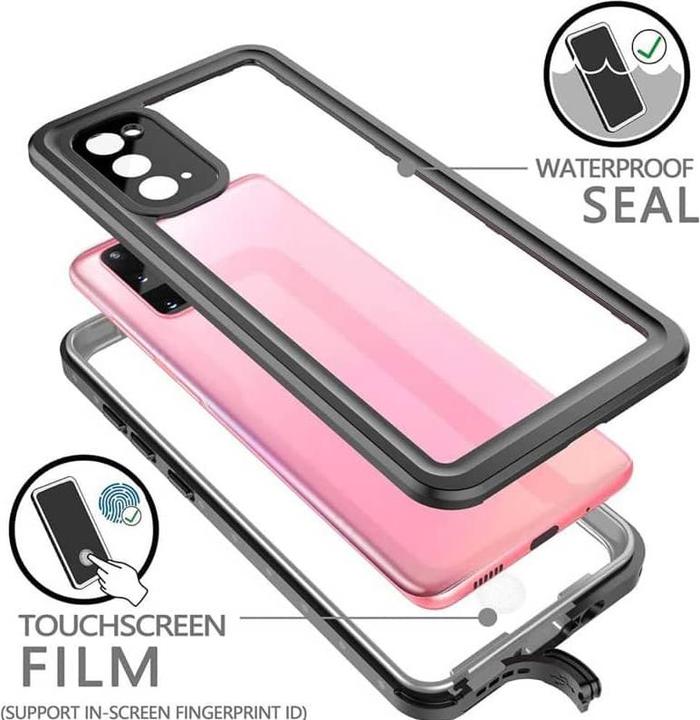 Image du produit Redpepper Samsung S20 FE - Dot Series Outdoor Case, IP68, MagSafe, wasserdicht, Schwarz (Samsung Galaxy S20 FE, Samsung Galaxy S20 FE 5G)