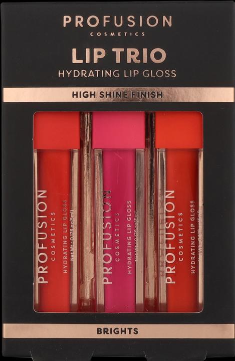 Actual product image Profusion Cosmetics Lip Gloss Trio Set