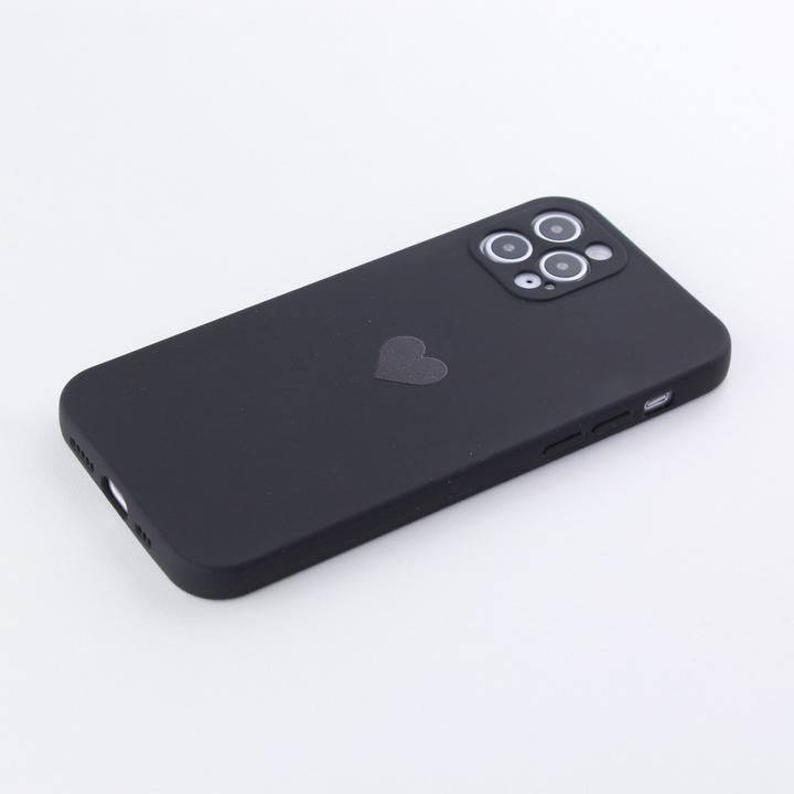 Actual product image PhoneLook Coque Silicone Mat Coeur (Apple iPhone 12 Pro Max)