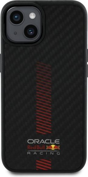 Actual product image Red Bull RBHMP14S24CFGSMK iPhone 14 6.1" hardcase black Carbon Fiber Power Bar MagSafe (Apple iPhone 14)