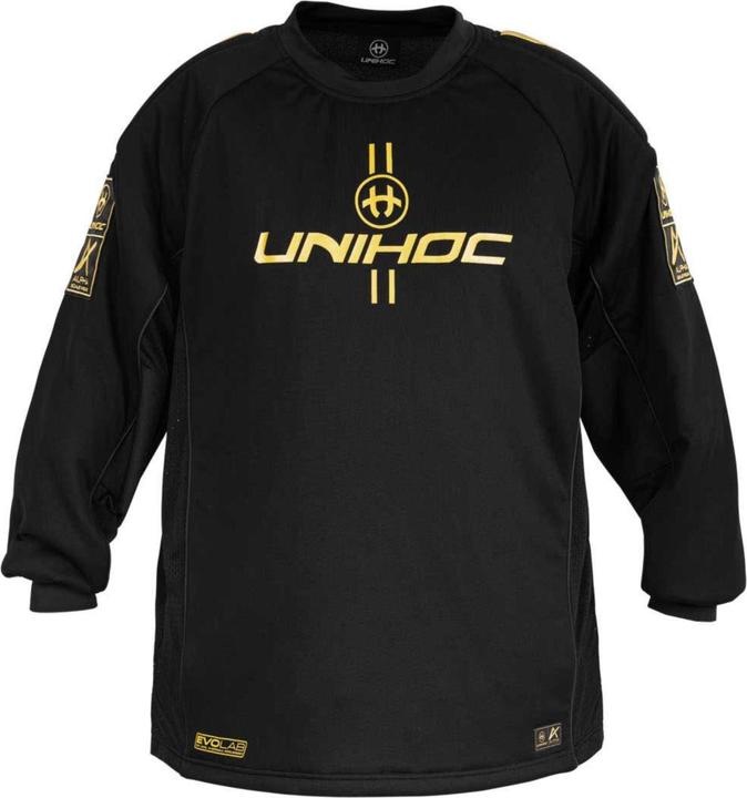 Image du produit Unihoc Goalie Sweater Alpha EVOLAB schwarz/gold-XL (XL)