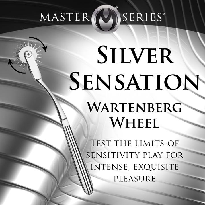 Actual product image Master Series XR Brands - Wartenberg Wheel - Silver