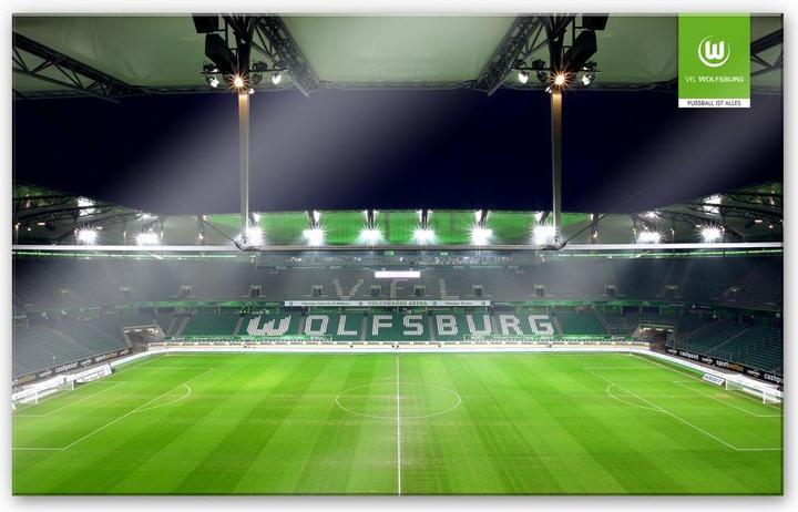 Actual product image VfL Wolfsburg Volkswagen Arena Grandstand (120 x 75 cm)