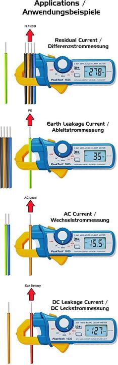 Produktbild Peaktech P 1635 Stromzangenmessgerät (CAT III 600V)