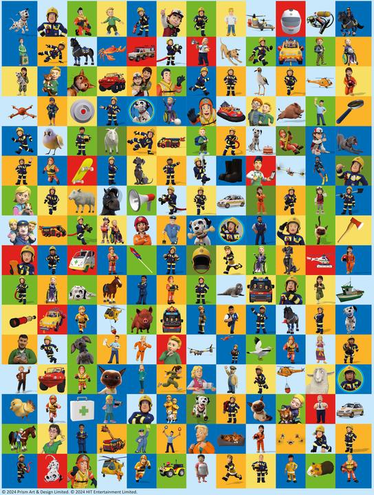 Actual product image Panini Fireman Sam: 1001 stickers: stickers - puzzles - colouring in