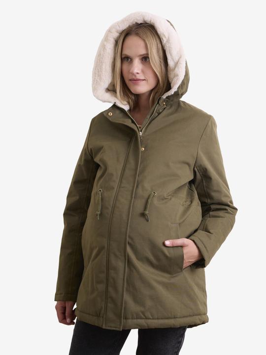 Image du produit Vertbaudet Veste d'hiver de maternité avec doublure en fourrure tissée (46)