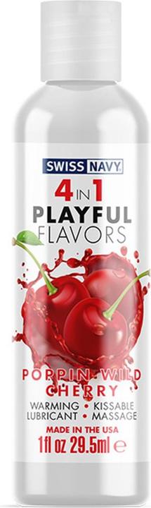 Produktbild Swiss Navy 4 in 1 Poppin Wild Cherry 1 oz/30 ml (30 ml)
