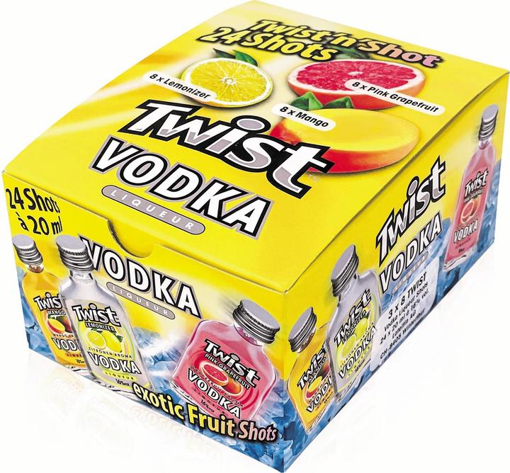 Produktbild Twist Vodka Likqueur Shot Box / (24 x 2 cl)