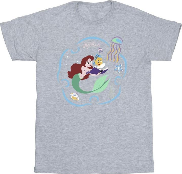 Immagine prodotto Disney The Little Mermaid Reading A Book Maglietta Uomo (3XL)