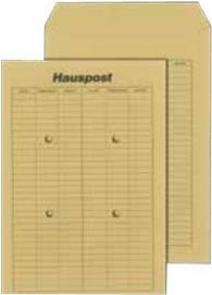 Actual product image Mailmedia Home mail envelope, brown, C4, ungummed with table print and 4 viewing holes (38104-7) (250 x)