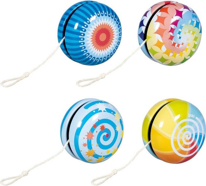 Produktbild Goki Yo-Yo aus Metall mit Aufdruck