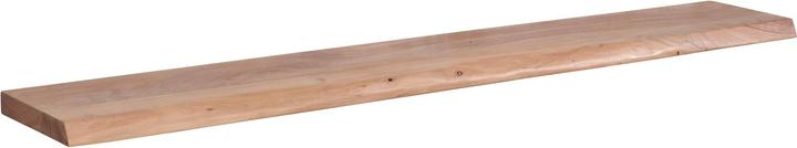 Actual product image FineBuy Wall shelf FB31358 Acacia solid wood 160 cm Brown (160 x 26 x 4 cm)