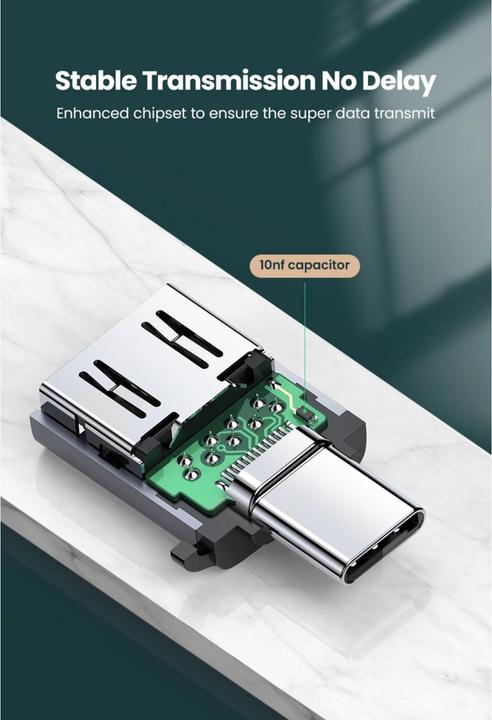Produktbild Ugreen USB-C 3.1 zu USB-A 3.0 Buchse Adapter (USB Typ C, USB-A)