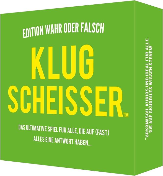 Immagine prodotto Klugscheisser - Edizione vera o falsa (Tedesco)