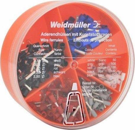 Produktbild Weidmüller Aderendhülsen Box isoliert 0,5-2,5mm²