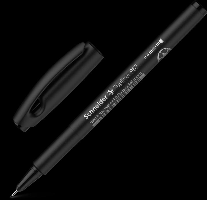 Actual product image Schneider Topliner 967 (Black, 1 x)
