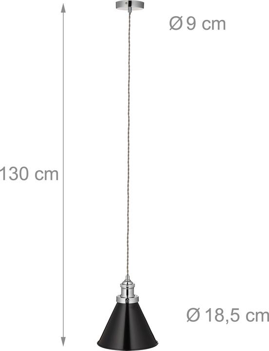 Image du produit Relaxdays Lampe à suspendre (E27)