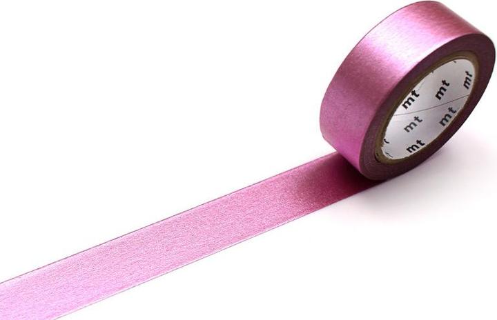 Actual product image MT Klebeband Washi Masking Tape Basic Hohe Helligkeit Rosa 15mmx7m (15 mm)