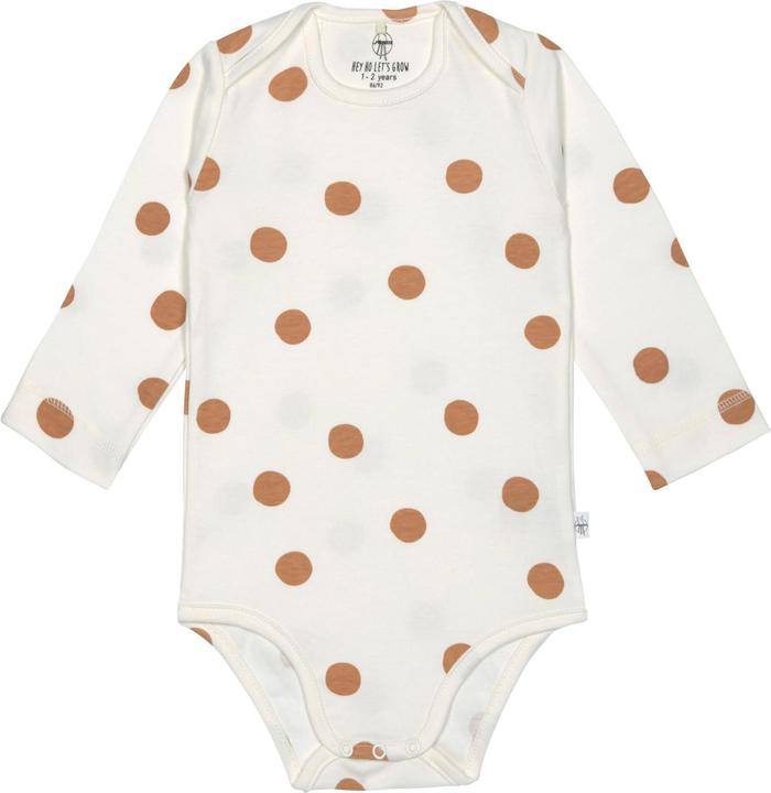 Actual product image Lässig Long sleeve bodysuit dots Milky size 86/92 (86)