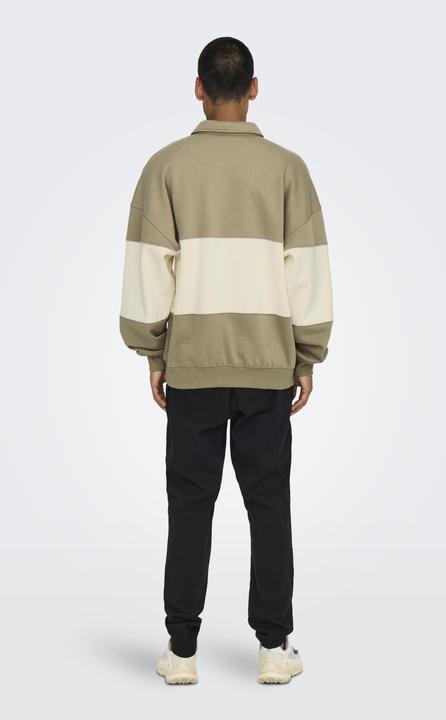 Immagine prodotto Only & Sons Onsbyron Vtg Ls Zip Polo (L)