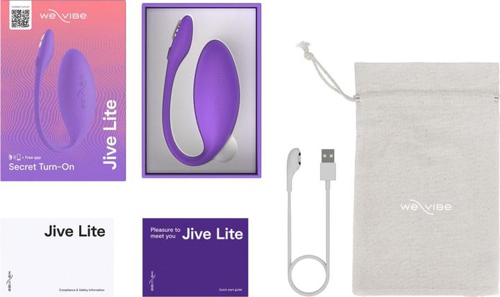 Actual product image We-Vibe Jive Lite app-controlled love egg vibrator