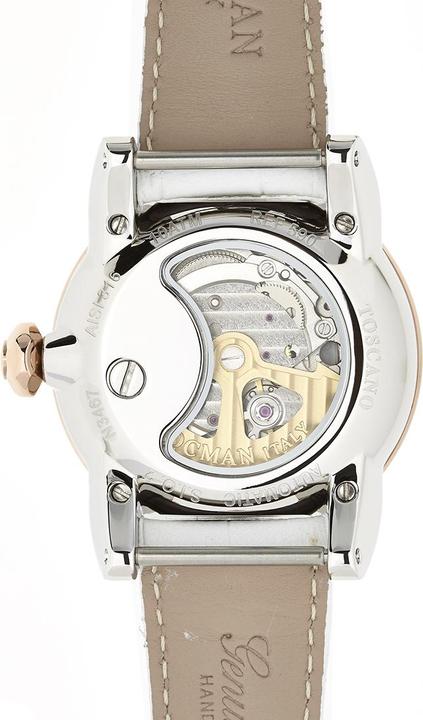 Produktbild Locman Italy Unisexuhr Toscano Automatik weiss Ref. 590 (Analoguhr, 41 mm)