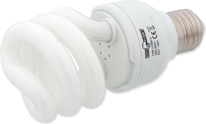 Image du produit Repti Planet Ampoule pour terrarium 5.0 13 W, culot de l'ampoule : E27 (UVB, UVA)