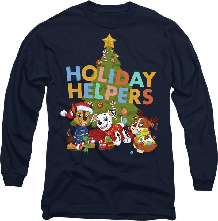 Immagine prodotto Paw Patrol Holiday Helpers Maglietta Natale Adulto Unisex (S)