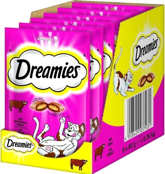 Produktbild Dreamies Portionsbeutel mit Rind (Adult, 6 Stk., 360 g)