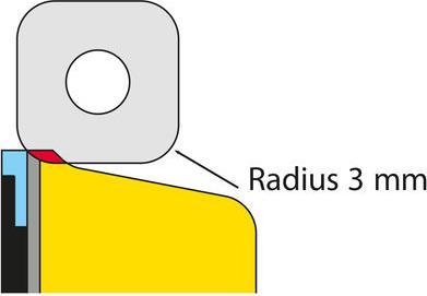 Immagine prodotto Toko Sidewall Planner Pro Radius 3 (Pialla a faccia laterale)