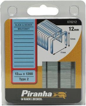 Produktbild Black & Decker Tackerklammern Typ 2, 12mm (1200 x)