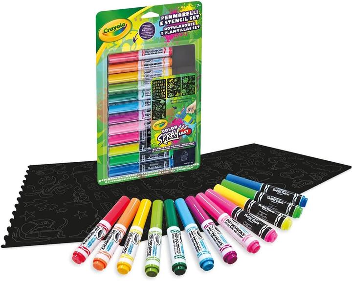 Immagine prodotto Crayola Mini pennarello a spruzzo, kit per aerografo a marchio, regalo per bambini, 7+, 25-7494