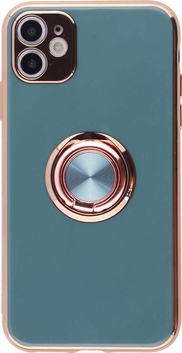 Produktbild PhoneLook Hülle Gummi Bronze mit Ring grau grün (Apple iPhone X, Apple iPhone XS)