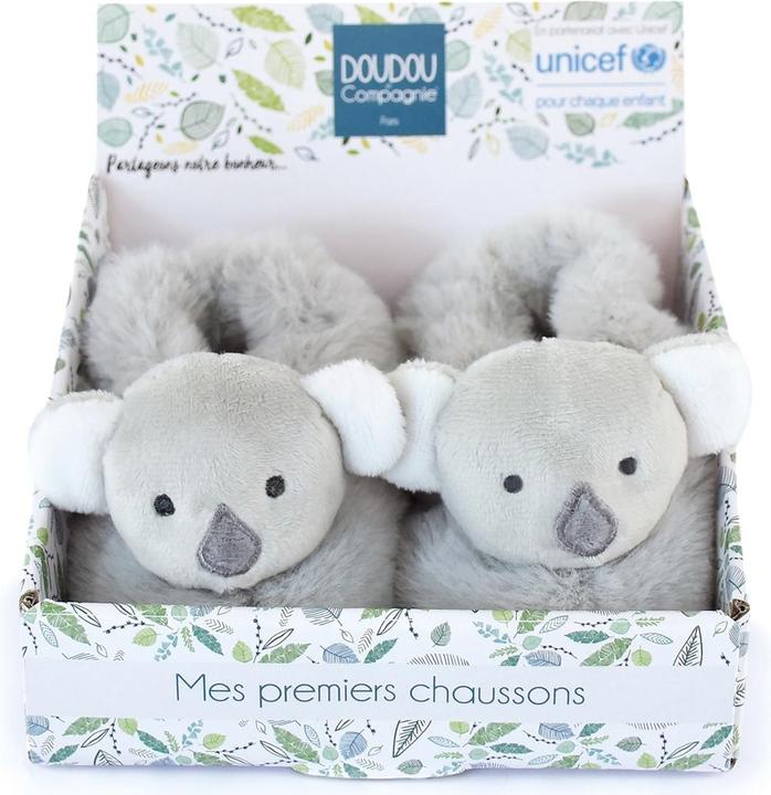 Actual product image Doudou et Compagnie Unicef Footies with RattleKoala 0-6M