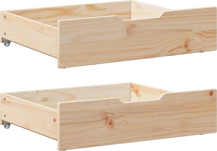 Produktbild VidaXL Bettschubladen mit Rollen 2 Stk.
