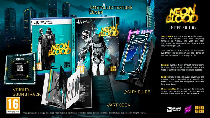 Produktbild Meridiem Games Neon Blood L.E. PS-5 UK (PS5)