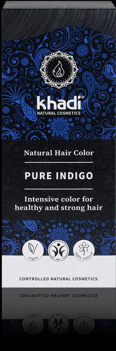 Khadi Pflanzenhaarfarbe Reines Indigo (Indigo)