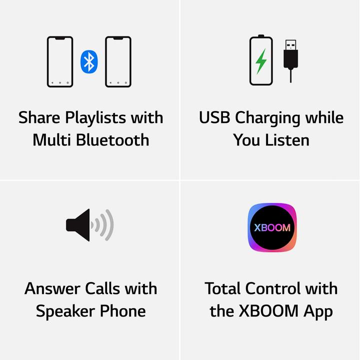 Actual product image LG Xboom Go Pl2 (10 h, Rechargeable battery operated)