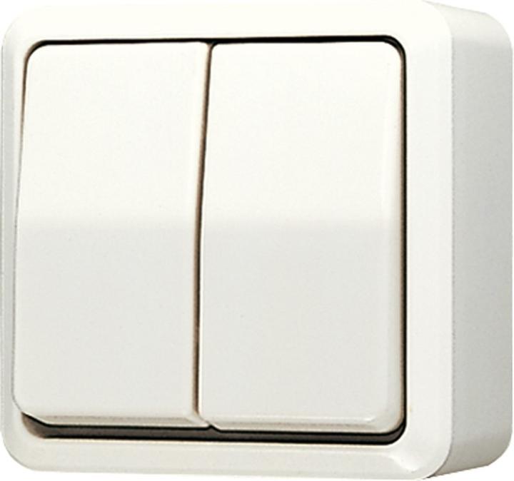 Image du produit JUNG Interrupteur de série AP 600 ws glz AP IP20 2f 605A