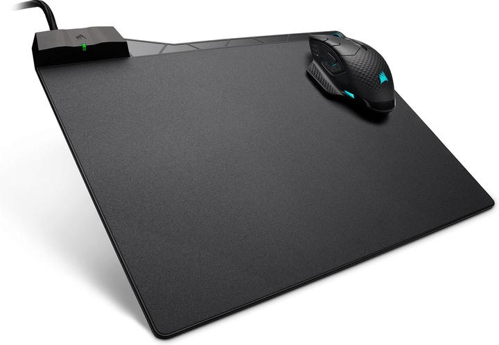 Produktbild Corsair MM1000 mit kabelloser Qi-Ladezone (L)