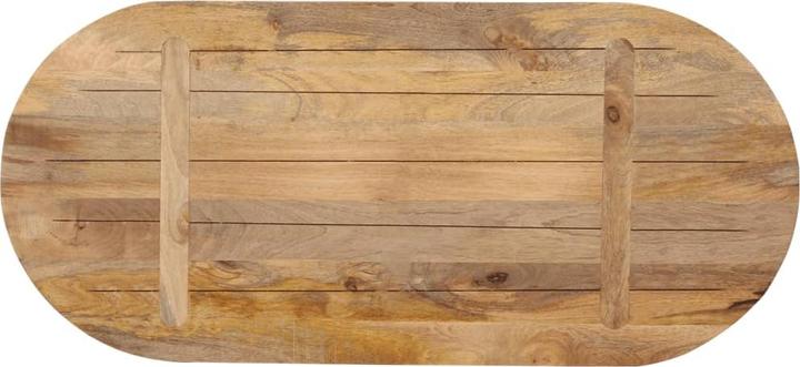 Productafbeelding VidaXL Tafelblad massief houten blad 80x40x3,8cm ovaal massief hout mango
